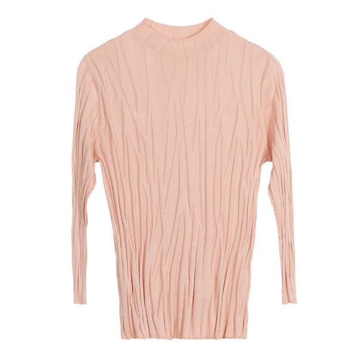 METTE22年夏季新品女士半高领针织衫薄款弹力修身显瘦七分袖毛衣 商品图5