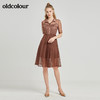 oldcolour秋季商场同款短袖连衣裙N21101164 商品缩略图4