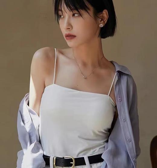 【买一送一 清凉一夏】轻薄美背吊带 柔软亲肤  轻薄透气 可欲可纯 立体按摩杯垫 商品图0