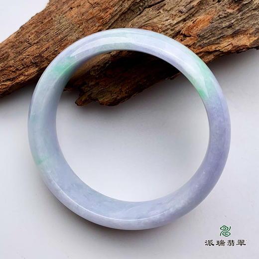 派瑞翡翠 翡翠手镯 糯种 绿色 商品图2