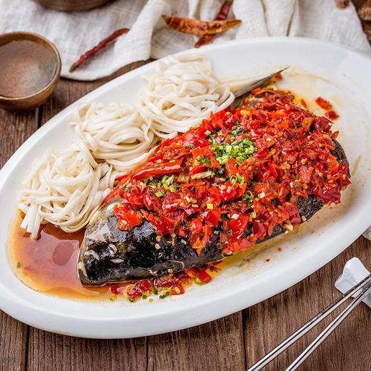 剁椒鱼头+面条一份 商品图0