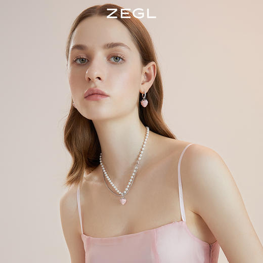 ZEGL设计师草莓季系列人造珍珠项链女2022年新款潮轻奢小众锁骨链 商品图3
