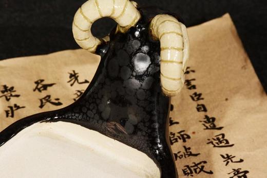 90年代日本制羊形陶砚75 商品图4