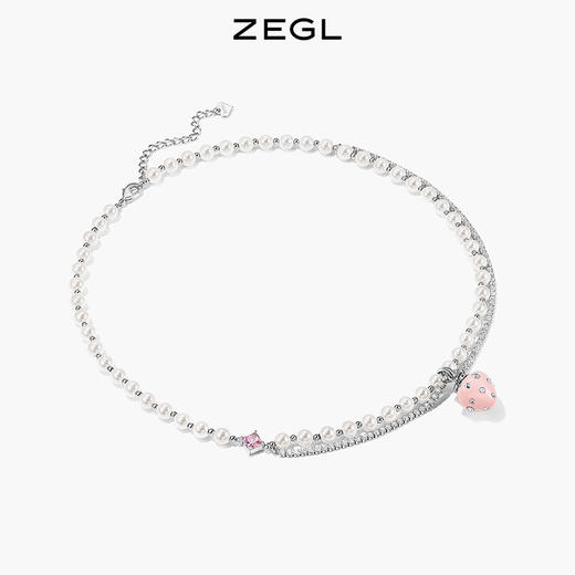 ZEGL设计师草莓季系列人造珍珠项链女2022年新款潮轻奢小众锁骨链 商品图6