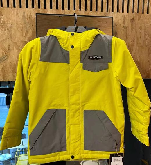 2122 BURTON KIDS B DUGOUT JK SULPHUR YELLOW L 商品图0