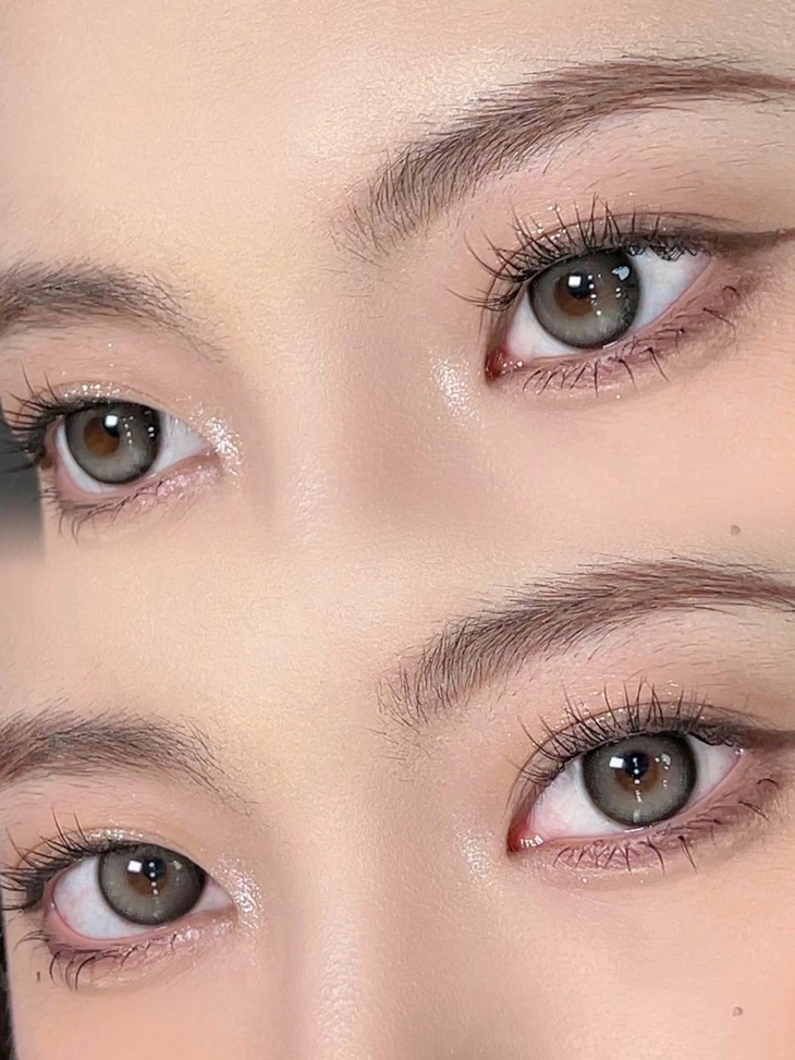 SERLTYCA年抛/日抛隐形眼镜 浅滩银珠14.5mm 1副/2片 1盒/10片-VVCON美瞳网9