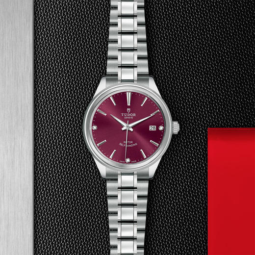 帝舵风尚系列 | 钢表壳，直径38毫米  镶钻表盘 商品图0