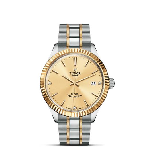 帝舵风尚系列 | 钢表壳，直径38毫米  镶钻表盘 商品图1