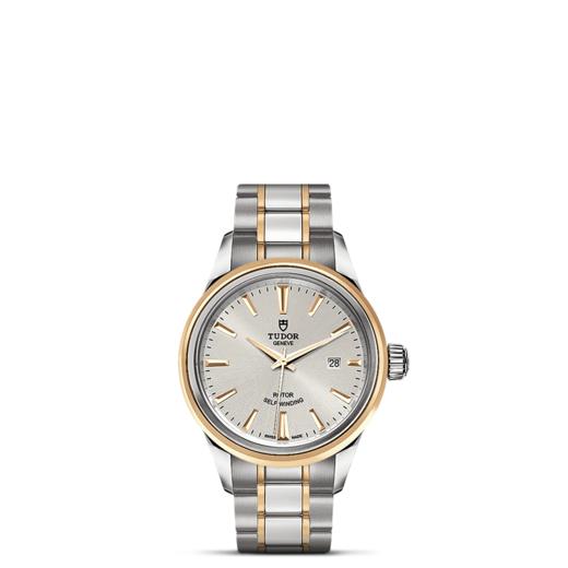 帝舵风尚系列 | 钢表壳，直径28毫米  黄金及钢外圈 商品图1