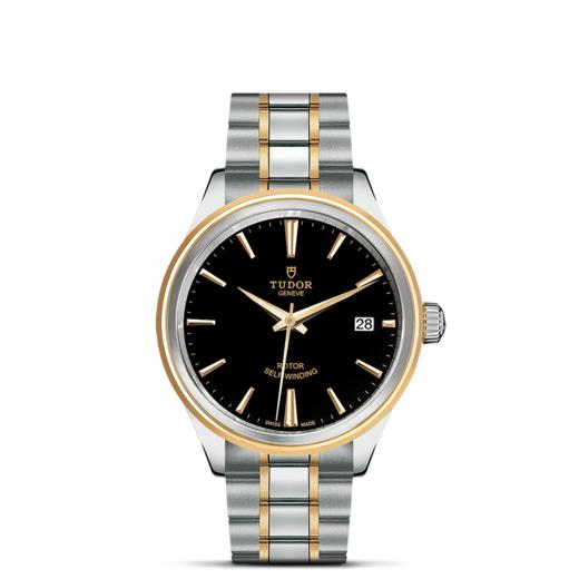 帝舵风尚系列 | 钢表壳，直径38毫米  黄金及钢外圈 商品图1