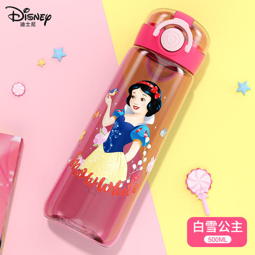 【畅饮随行】迪士尼夏季新款卡通便携吸管杯塑料儿童水杯学生水壶太空杯 商品图7
