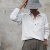 麻+汉麻 Polo领衬衫 天然麻本色，不漂白，不染色 舒爽透气，不紧绷 商品缩略图0