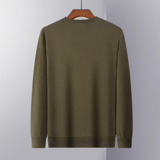 【高棉微弹力】罗蒙春季男装卫衣男士休闲简约学院风青少年套头T恤男 商品图5