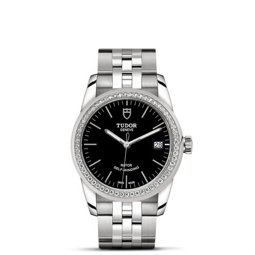 帝舵骏珏日历型 | 钢表壳，直径36毫米  镶钻外圈 商品图1