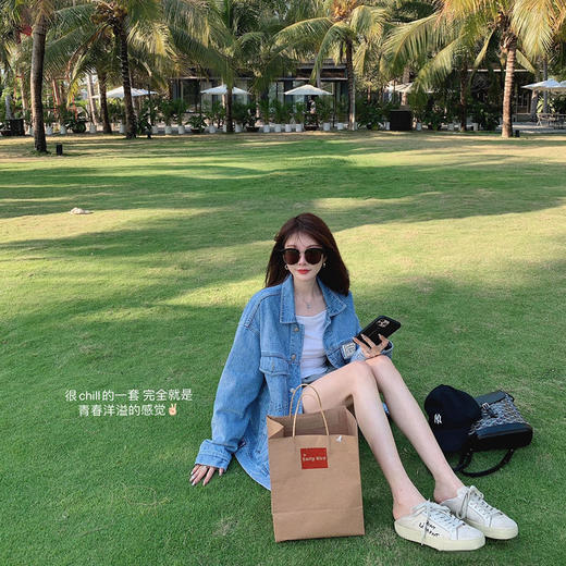 金蘑菇菇【加州画像】牛仔外套控请锁！永远年轻永远青春洋溢 商品图0