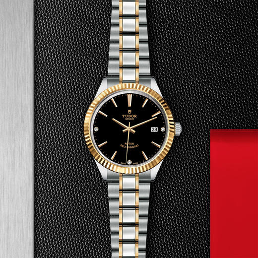 帝舵风尚系列 | 钢表壳，直径38毫米  镶钻表盘 商品图0