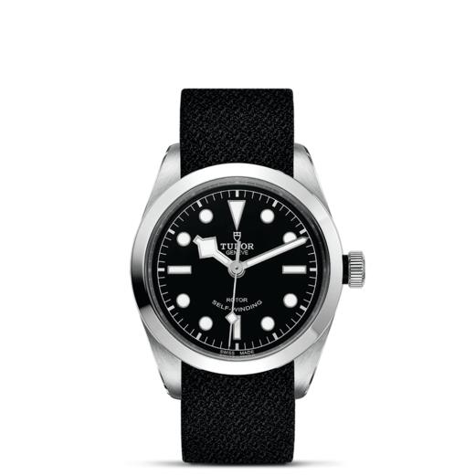 帝舵碧湾型36 | 钢表壳，直径36毫米  黑色织纹表带 商品图1