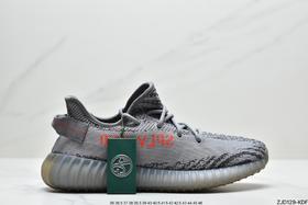 阿迪达斯Kanye West x Adidas Yeezy Boost 350 V2 Light棉花白百搭轻便爆米花休闲运动慢跑鞋FU9007男女鞋