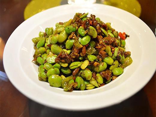 外婆菜炒蚕豆米(份) 商品图0