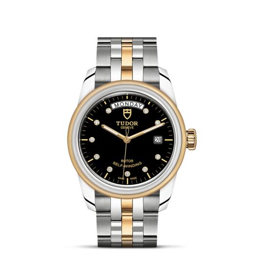 帝舵骏珏星期日历型 | 钢表壳，直径39毫米  镶钻表盘 商品图1