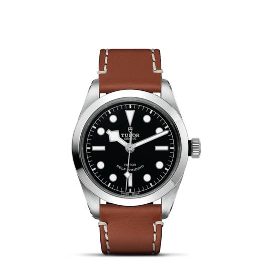 帝舵碧湾型36 | 钢表壳，直径36毫米  棕色皮表带 商品图1