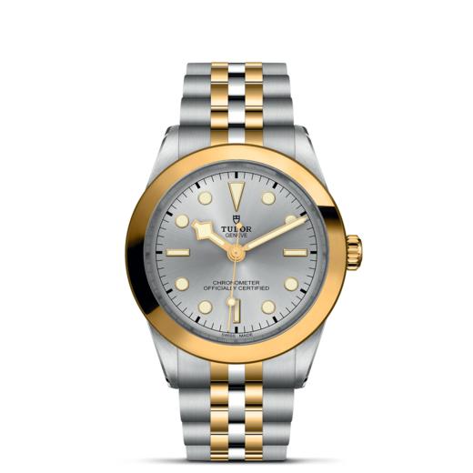 帝舵碧湾型39黄金钢款 |  帝舵表原厂机芯MT5602型（COSC）  钢表壳，直径39毫米  黄金及钢表带 商品图1