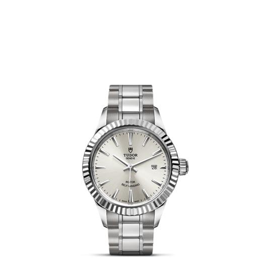 帝舵风尚系列 | 钢表壳，直径28毫米  银色表盘 商品图1