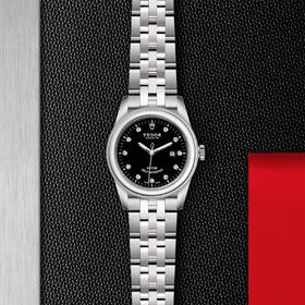 帝舵骏珏日历型 | 钢表壳，直径31毫米  镶钻表盘