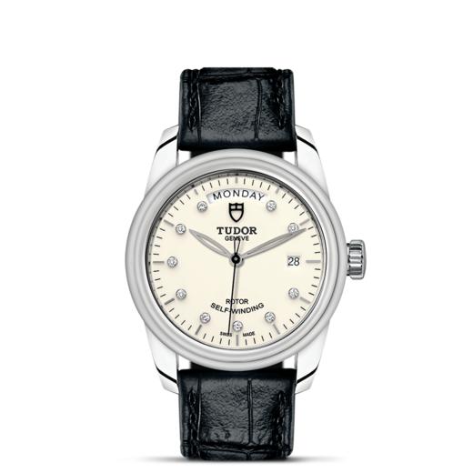 帝舵骏珏星期日历型 | 钢表壳，直径39毫米  镶钻表盘 商品图1