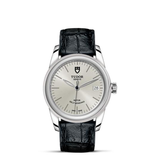 帝舵骏珏日历型 | 钢表壳，直径36毫米  银色表盘 商品图1