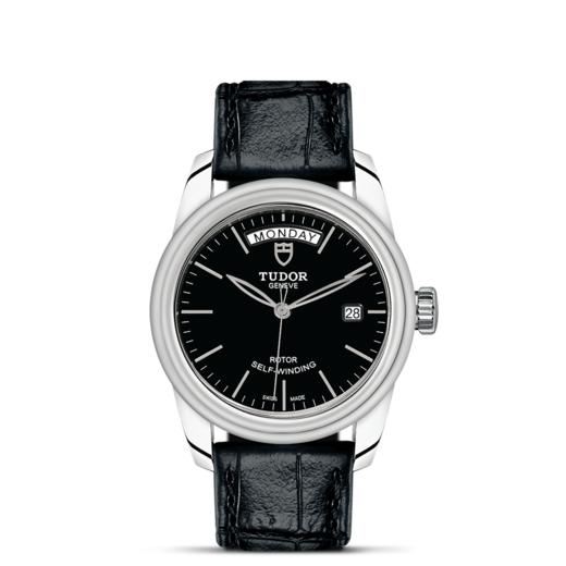 帝舵骏珏星期日历型 | 钢表壳，直径39毫米  黑色表盘 商品图1