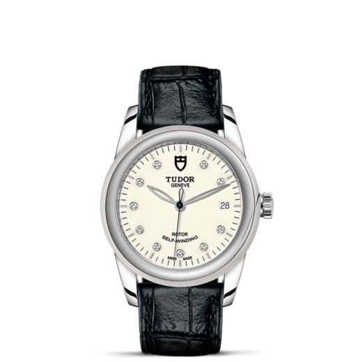 帝舵骏珏日历型 | 钢表壳，直径36毫米  镶钻表盘 商品图1