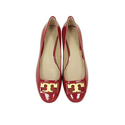 TORY BURCH 汤里伯奇 女士皮鞋 红色 31435 610 商品图0
