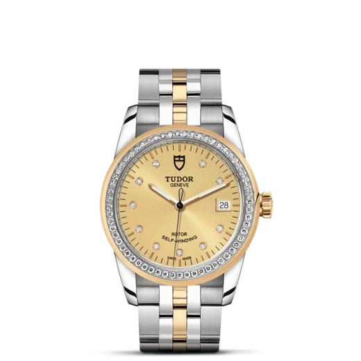 帝舵骏珏日历型 | 钢表壳，直径36毫米  镶钻表盘 商品图1