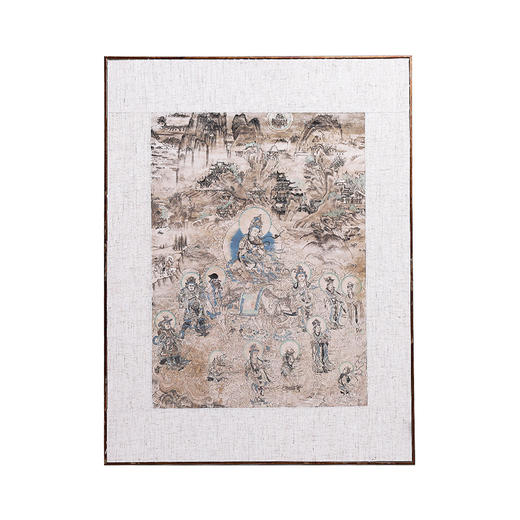 敦煌研究院【普贤菩萨装饰画】敦煌文创礼品 敦煌壁画摆件 商品图1