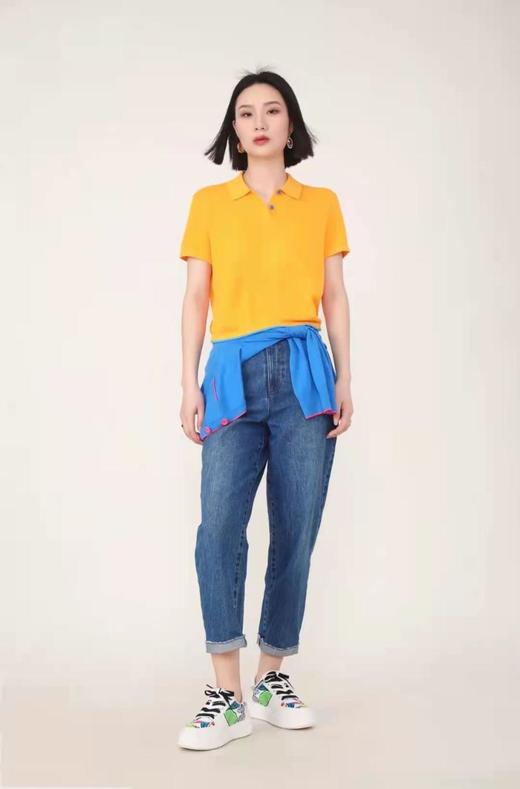 3楼阿玛施AMASS姜黄色polo 商品图1