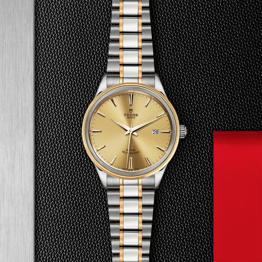 帝舵风尚系列 | 钢表壳，直径41毫米  黄金及钢外圈 商品图0