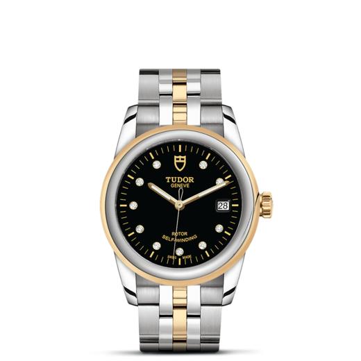 帝舵骏珏日历型 | 钢表壳，直径36毫米  镶钻表盘 商品图1