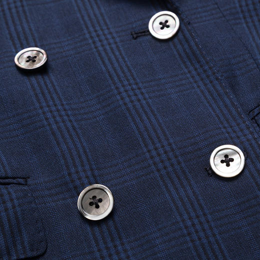 【上衣+裤子】罗蒙春季双排扣修身西服套装女士正装商务通勤气质西装 商品图7