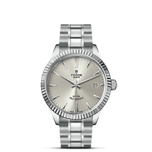 帝舵风尚系列 | 钢表壳，直径38毫米  银色表盘 商品图1