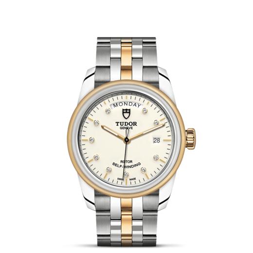 帝舵骏珏星期日历型 | 钢表壳，直径39毫米  镶钻表盘 商品图1