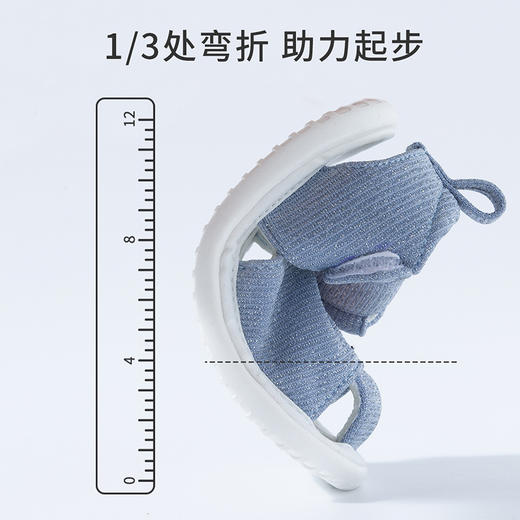 贝贝怡宝宝凉鞋夏季学步鞋男两一岁婴幼儿软底防滑小童女婴儿鞋子 商品图3