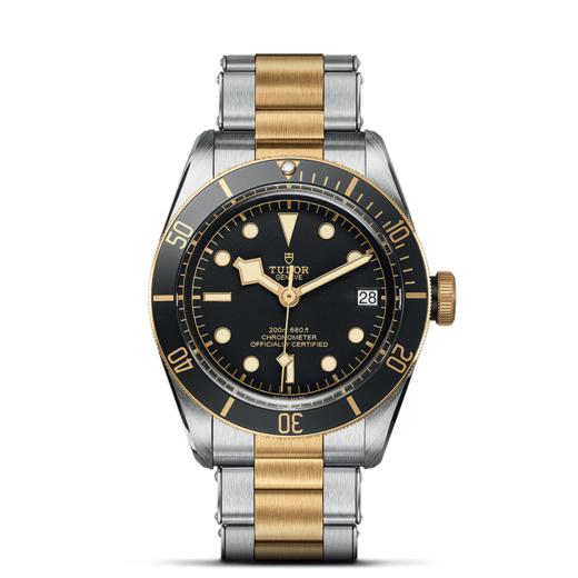 帝舵碧湾黄金钢型 |  帝舵表原厂机芯MT5612型（COSC）  钢表壳，直径41毫米  黄金及钢表带 商品图1