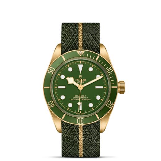 帝舵碧湾1958型18K | 黄金表壳，直径39毫米  棕色鳄鱼皮表带 附送表带 商品图1