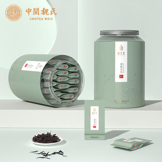 魏先生老枞水仙S03 武夷山岩茶 茶叶216克/罐 商品图1