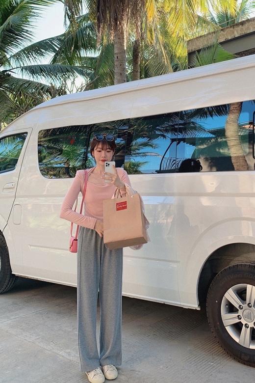 金蘑菇菇【半永久小灰裤】 也想穿小灰裤的一天！休闲长裤拖地裤 商品图4