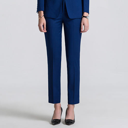 【上衣+裤子】罗蒙春季西服套装两件套女士正装商务通勤显瘦气质西装 商品图3