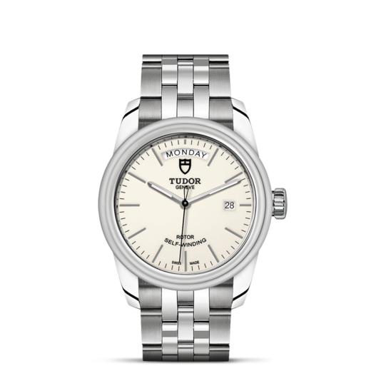 帝舵骏珏星期日历型 | 钢表壳，直径39毫米  蛋白色表盘 商品图1