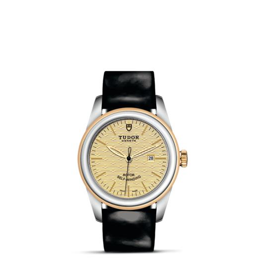 帝舵骏珏日历型 | 钢表壳，直径31毫米  黄金及钢外圈 商品图1