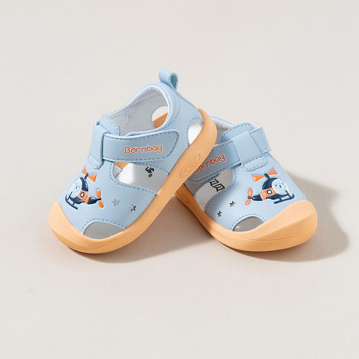 贝贝怡夏季婴儿凉鞋软底学步鞋男宝宝童鞋女小童防滑鞋子 商品图0
